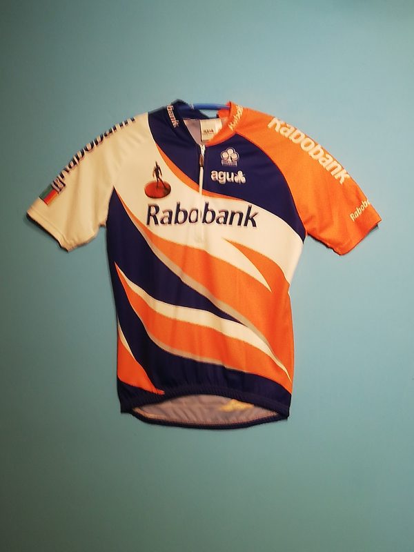 RABOBANK-COLNAGO-AGU 2002 AVEC LOGO COUPE DU MONDE UCI