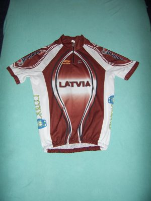 LATVIA (d) NATIONAL TEAM CYCLING JERSEY