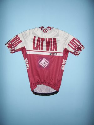 CAMISETA CICLISMO SELECCIÓN LETONIA (b) 2017