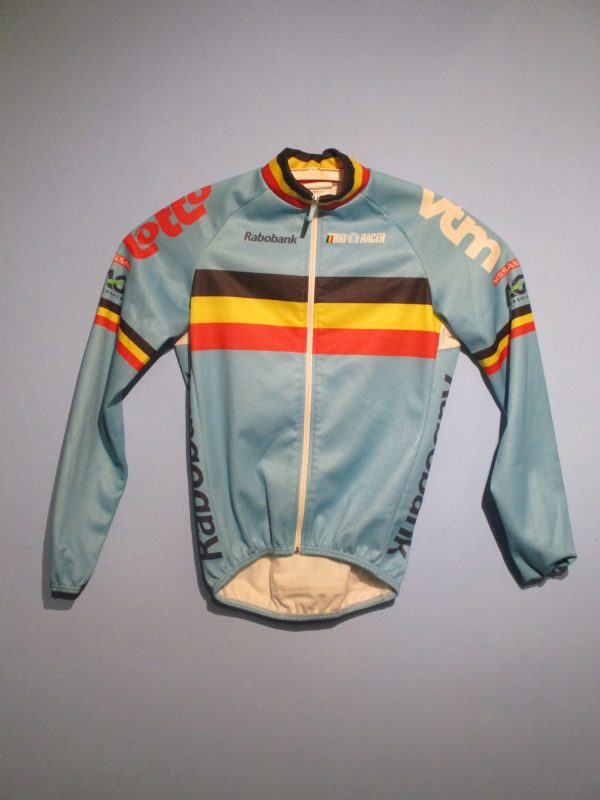 CHAQUETA DE CICLISMO DEL CAMPEONATO MUNDIAL DE CICLOCROSS POR EQUIPOS NACIONAL DE BÉLGICA (i) HOOGERHEIDE 2011
